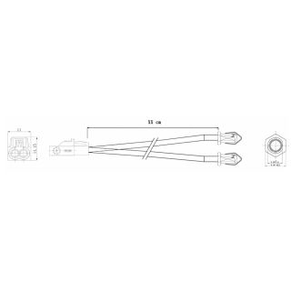 HS-2ports MiniFakraZF To SMAF With DS302 Cable XXcm (12G)_Web1